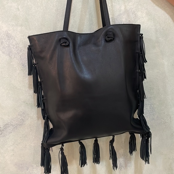 Loeffler Randall-vintage tote bag. - Picture 2 of 7